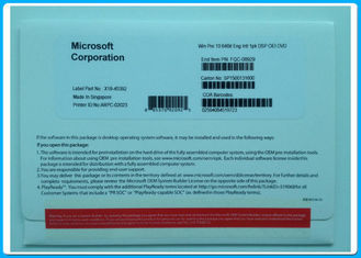 Microsoft Windows 10 Professionele Software met 64 bits DVD + Zeer belangrijke Steun Korea/het Frans/het Engels