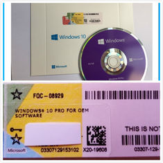 Vensters 10 Prosoftwareoem Doos DVD met coavergunning, online activering