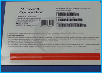 Oem de Server 2012 R2 Norm 5 CALS standaardr2 64Eng van doos Echte Microsoft Windows